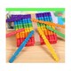 image 4 of Pack of 50 Assorted Colour Wooden Sticks with Grooves 114 x 10 x 2mm