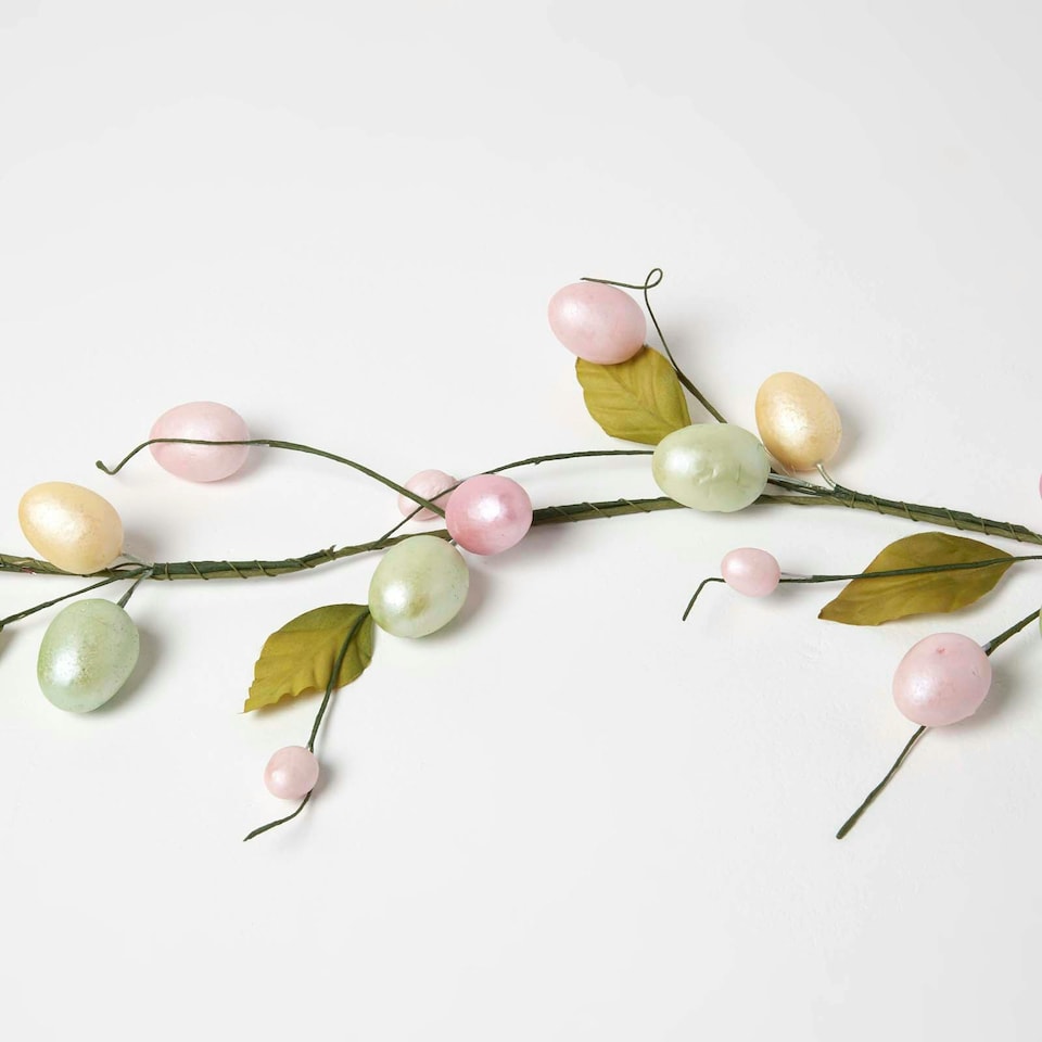 image 1 of Homescapes Easter Egg Garland, Handmade