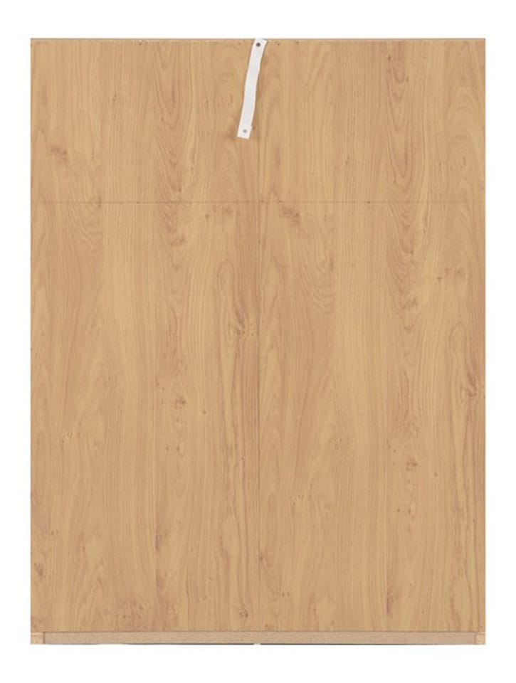 image 1 of Seville 3+2 Drawer Chest - L39.5 x W85 x H110.5 cm - White High Gloss/Light Oak Effect Veneer