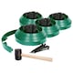 image 1 of Harbour Housewares Flexible Plastic Lawn & Path Edging with 160 Pegs & Mallet - 40m x 4cm - Green | Green | Green | 4