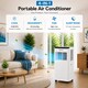 image 3 of EMtronics 9K BTU Air Conditioner with Fan and Dehumidifier - White