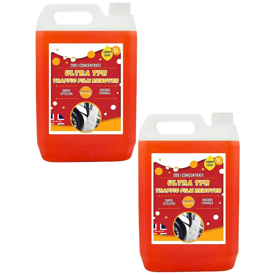 image 1 of 4 x Ultra TFR Car Detailing & Cleaning 5 Litre Traffic Film Remover Pre Wash Spray