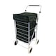 image 1 of 4 Wheel Folding Shopping Trolley Bag Cart Market Laundry