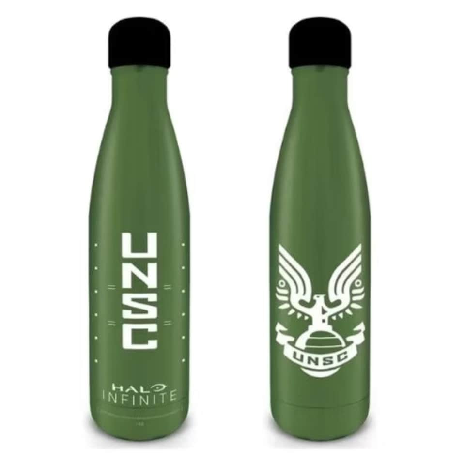 image 1 of XBOX Halo Infinite Game Metal Drinking Bottle 540ml Green | 500ml