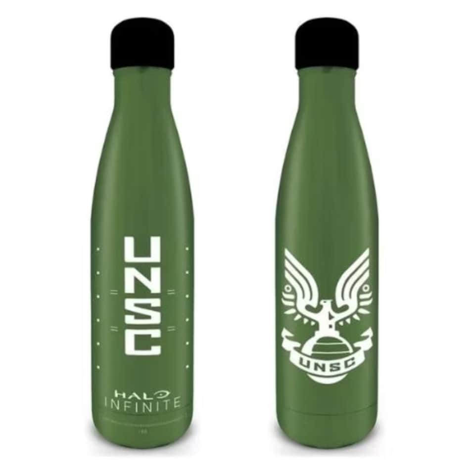 image 1 of XBOX Halo Infinite Game Metal Drinking Bottle 540ml | Green | 500ml