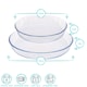 image 6 of Argon Tableware 2pc Round Glass Oven Dish Set - 2 Sizes | Clear | Clear | 2 Sizes