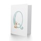 image 2 of Greeting Card Bunny Rabbit Alphabet Letter Q New Baby 1st Birthday