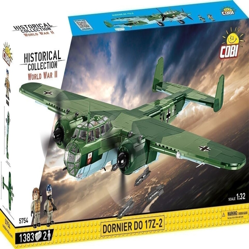 image 1 of Cobi 5754 - World War II - Dornier DO17 1383 pcs