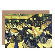 Vincent Van Gogh Dance Hall Arles Blank Art Card