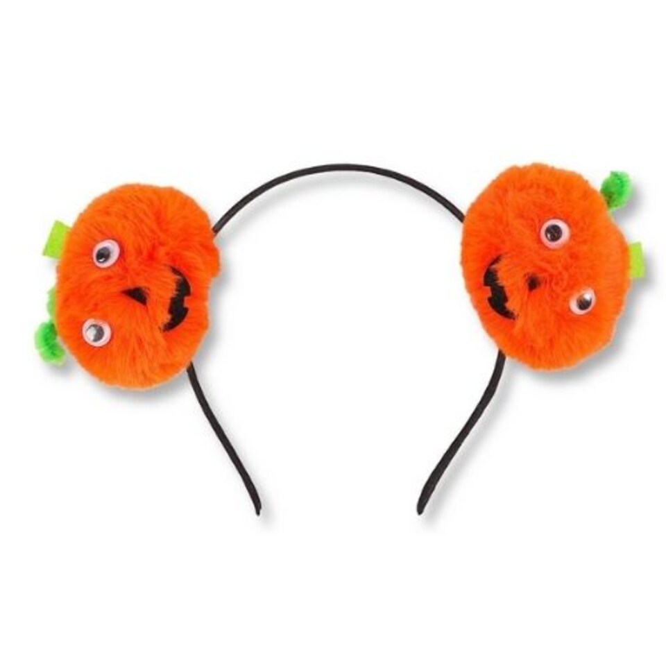 Halloween Evil Pumpkin Pom Pom Headband