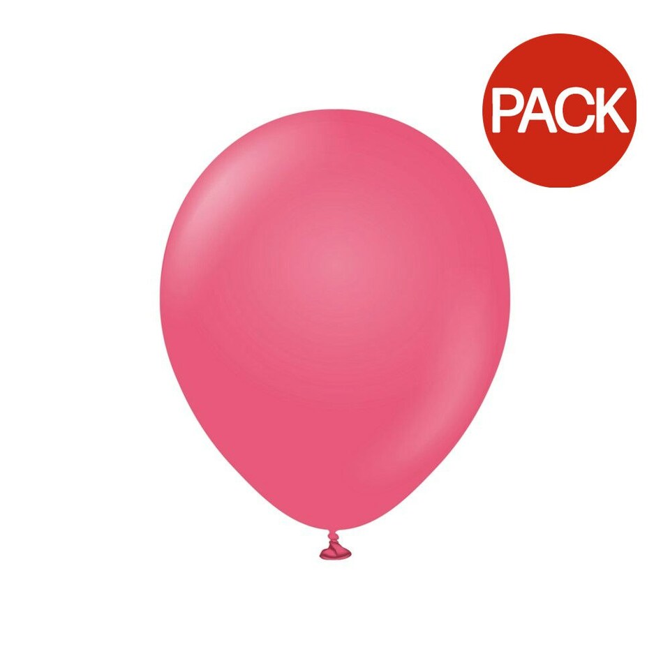 Kalisan Standard Latex Balloons (Pack of 2) - Fuchsia - One Size