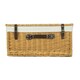 image 2 of 62cm Buff Wicker Picnic Basket with Lining | White | White | One Size