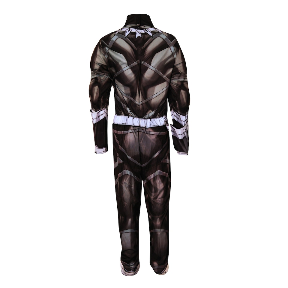 image 1 of Avengers Childrens/Kids Black Panther Costume Set - Black/Blue/Grey - 3-4 Years 3