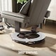 image 8 of HOMCOM Massage Recliner Chair with Footstool and Adjustable Backrest, Brown 