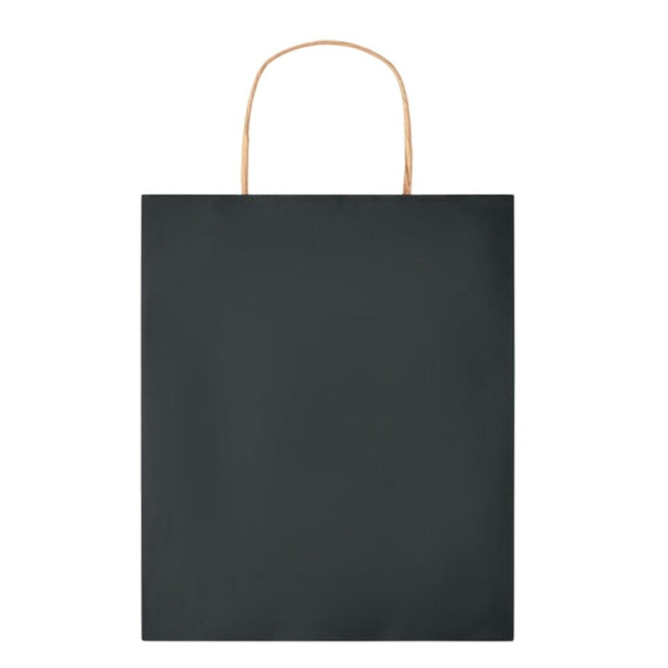image 1 of MidOcean Paper Tone Paper Gift Bag - Black - 40cm x 32cm x 12cm Black