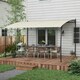 image 2 of Outsunny 3 x 4m Metal Pergola, Outdoor Gazebo UV-Resistant, Cream White