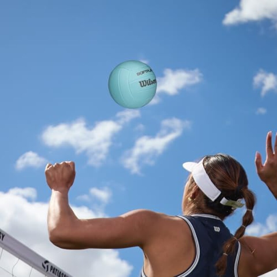 image 1 of Wilson Avp Soft Play Volleyball, Official Size, Blue