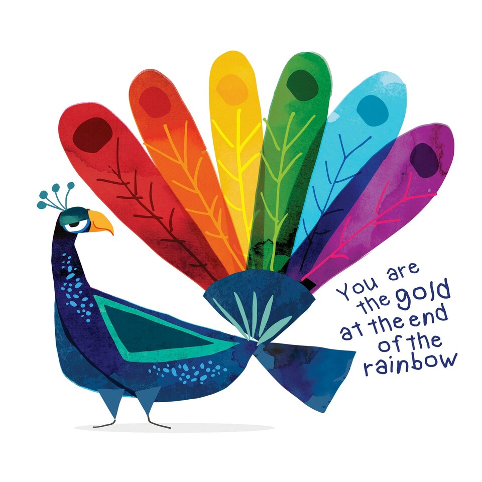 image 1 of You're The Gold At The End Of The Rainbow - Funny Valentine's Card By Paul Delaney