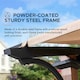 image 6 of Sunjoy 4m x 2.6m Steel Pergola-Wood Colored Frame