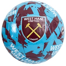 West Ham United FC Graffiti Football - Sky Blue/Claret - 5