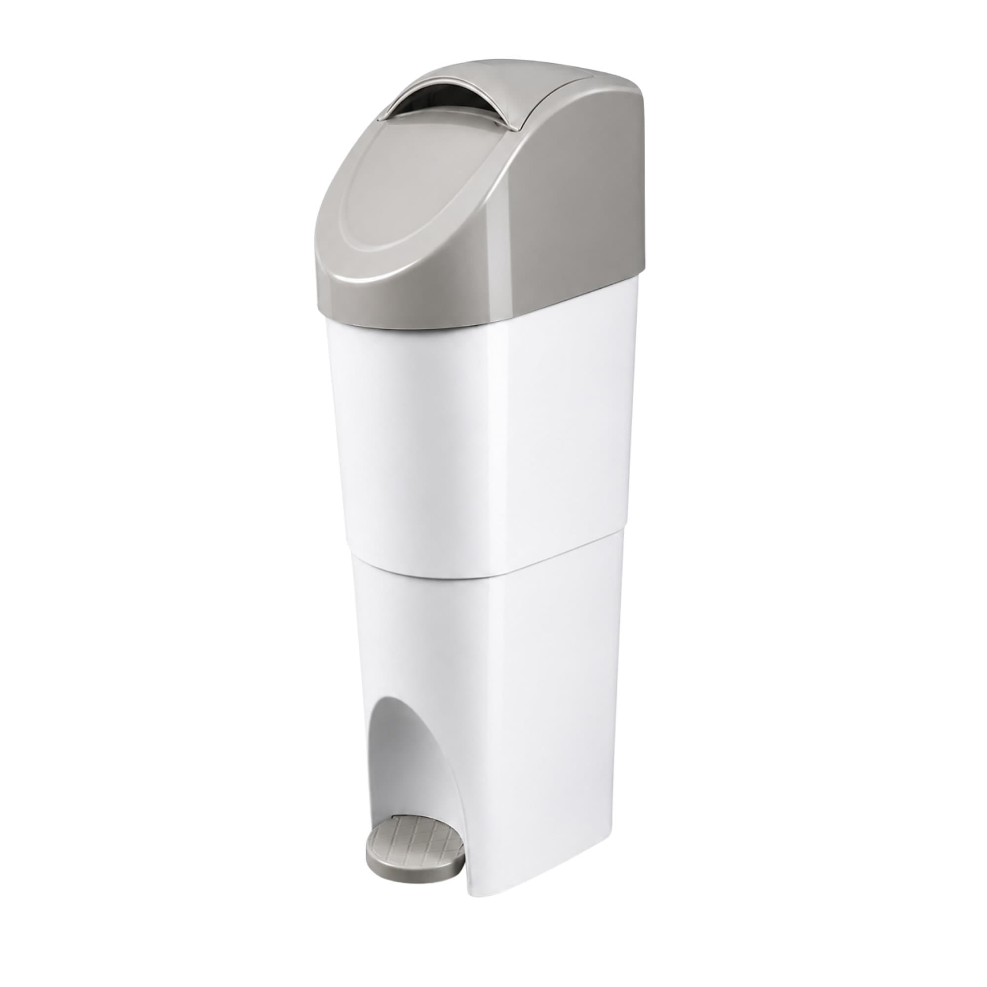 ProKleen Sanitary Waste Bin with Foot Pedal Waste Disposal in Grey | Size: 1 Pack