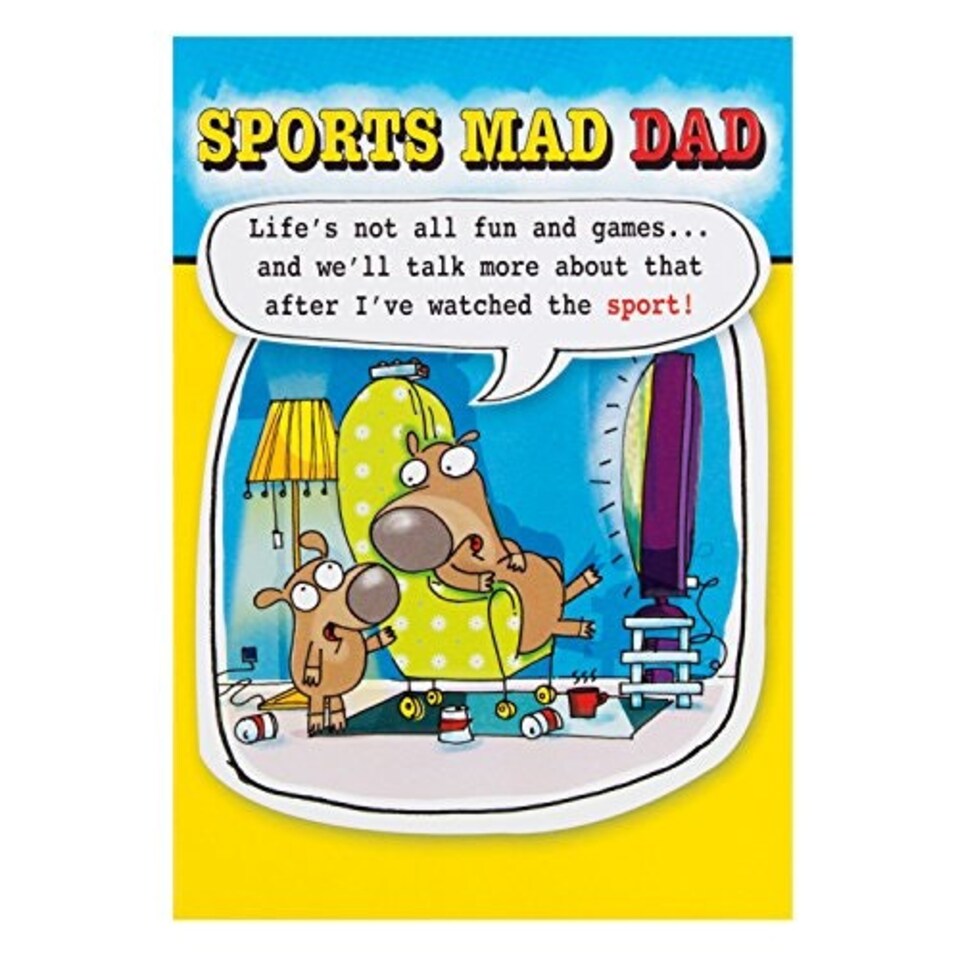 image 1 of Hallmark Father's Day Card 'Sports Mad Dad'