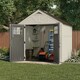 image 3 of Suncast Tremont Shed 8x7 | Cream
