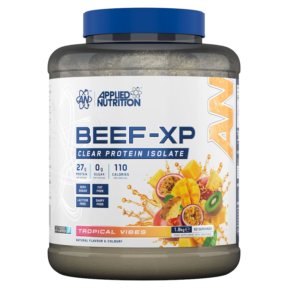 image 1 of Applied Nutrition Beef-XP Clear Protein Isolate Powder - Tropical Vibes - 60 Servings
