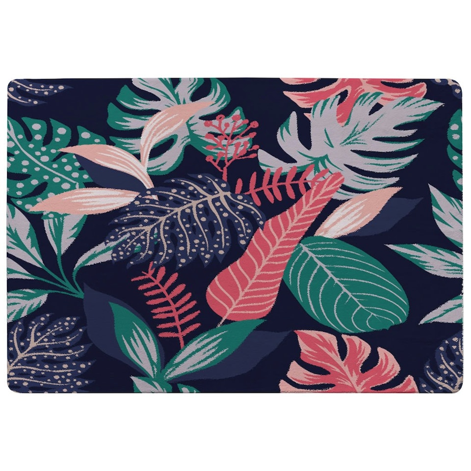image 1 of Tropical Plant Leaves (Rug) Multi | XL: 160x230cm