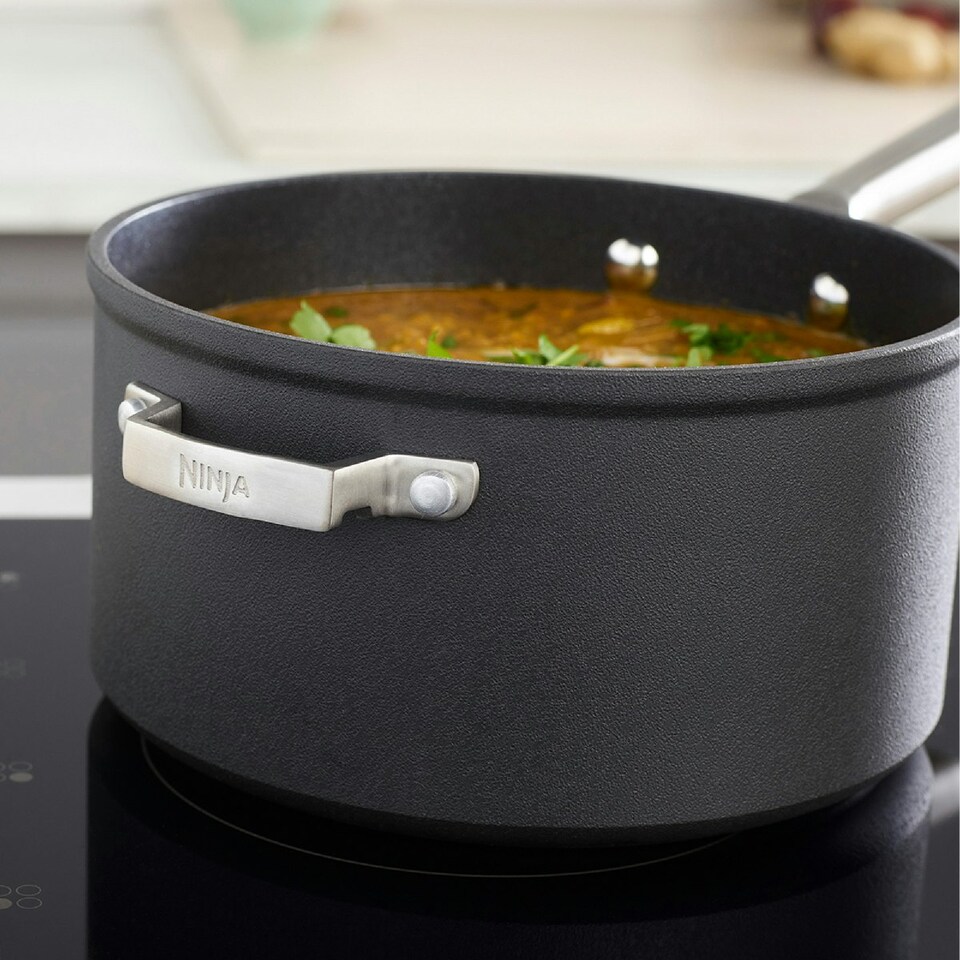 image 1 of Ninja ZEROSTICK Stackable 3-Piece Saucepan Set - C53000UK N/A