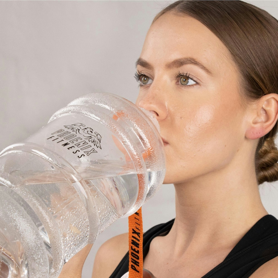 image 1 of Phoenix Fitness  2L Drinks Hydration Water Bottle - Clear