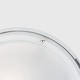 image 4 of ValueLights Flat Chrome Opal Glass IP44 Bathroom Ceiling Light and Bulb
