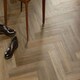 image 4 of Glue Down LVT Flooring 2.0mm NodLg Oak Herringbone Wood Effect Luxury Vinyl Tile For Home & Commercial Use | Brown | Brown | Planks per Pack:  40  | Coverage per Pack: 2.116m² | 1