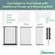 image 6 of Bettacare Extra Tall Pet Pen, Pentagon, White, 105cm High, 5 Panels, 1x72cm Door Panel and 4x72cm Side Panels, Dog Pen for Pets White