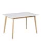 image 1 of Raven Dining Table in White & Oak