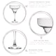 image 2 of Rink Drink  Margarita Glasses - 295ml - Clear - Pack of 6