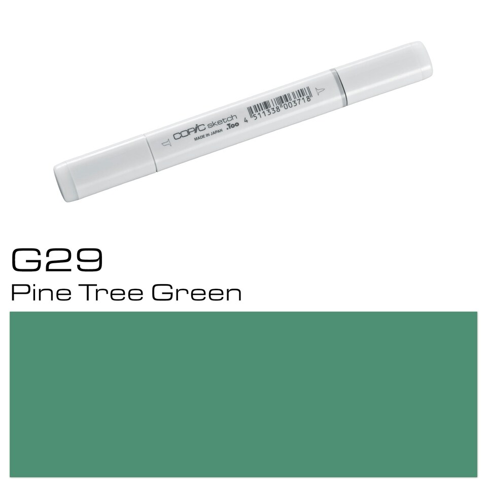 image 1 of Copic Sketch Marker, Pine Tree Green, Single Pen