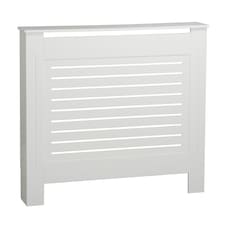 Modern Wooden Radiator Cover MDF Grill Shelf Cabinet Furniture | White | Medium White