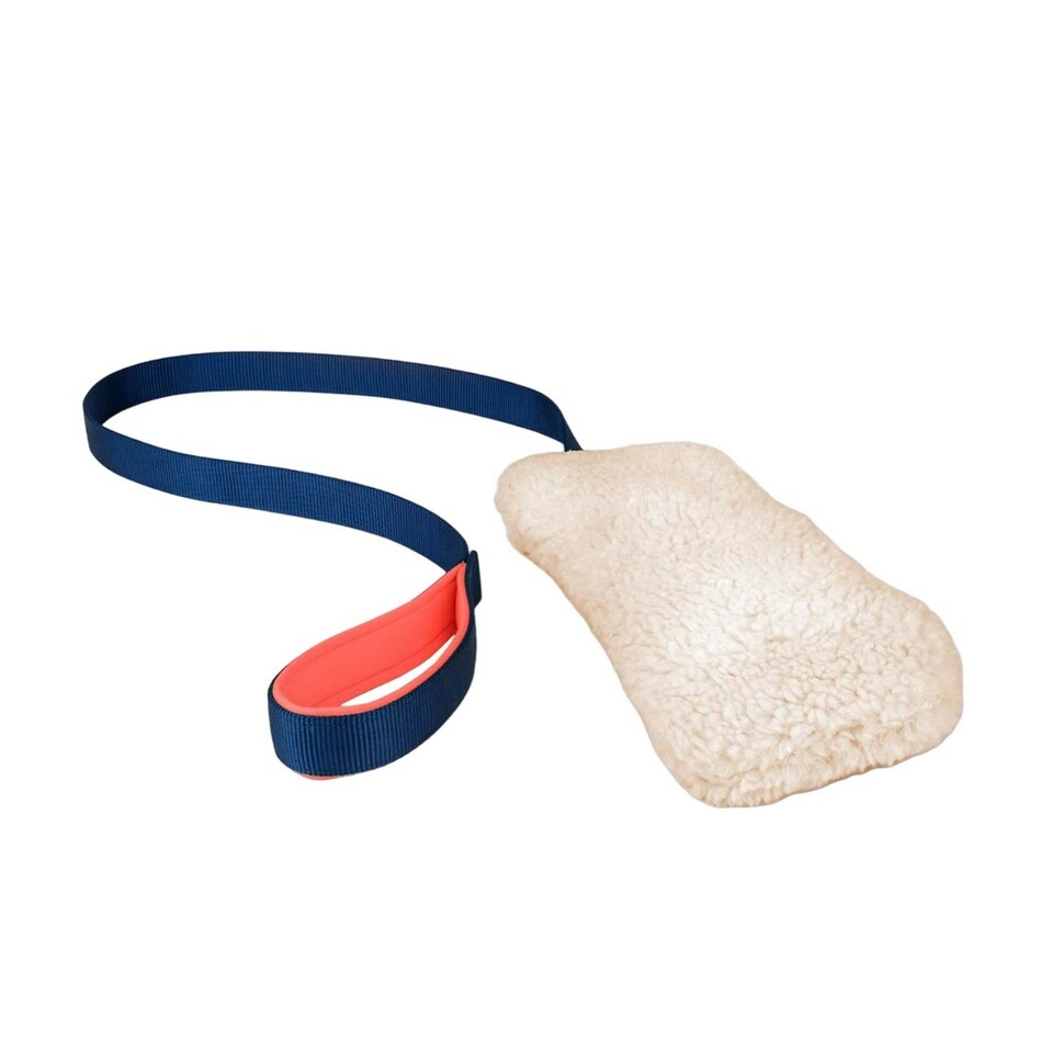 Coachi Chase & Crinkle Dog Toy - Navy/Coral - One Size