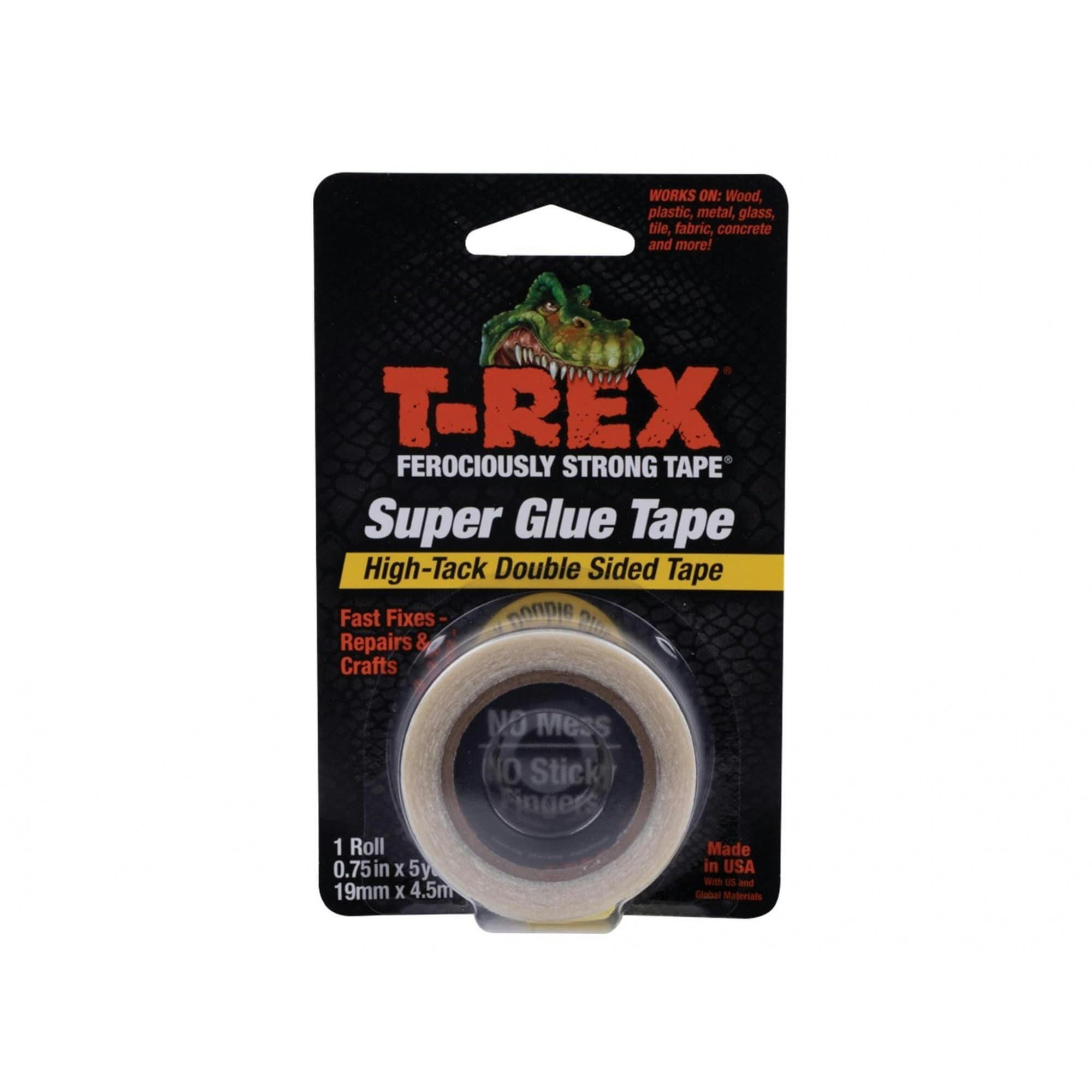 Shurtape T-rex Double-sided Superglue Tape 19mm X 4.5m - Multi Colour - One Size