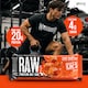 image 3 of Warrior RAW Protein Bars 12 x 75g – 20g High Protein Bar, Low Sugar High Fibre Oat Protein Flapjack – Protein Snacks, Meal Replacement Bars (Strawberry Cheesecake)