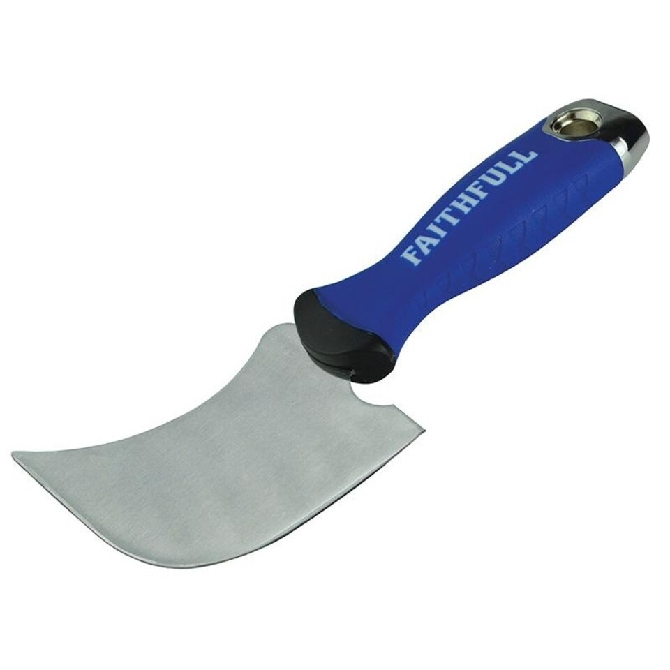 Faithfull Professional Window Knife Quarter Moon - Multi Colour - One Size