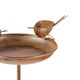 image 3 of Marco Paul Vintage Robin Bird Bath