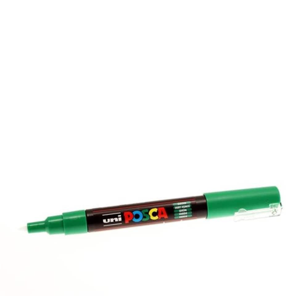 image 1 of Green Uni Posca PC-1M 0.7mm Bullet Tip Permanent Marker Pen