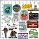 image 2 of Seinfeld Deluxe Stickers (Pack of 100) - Multicoloured - One Size