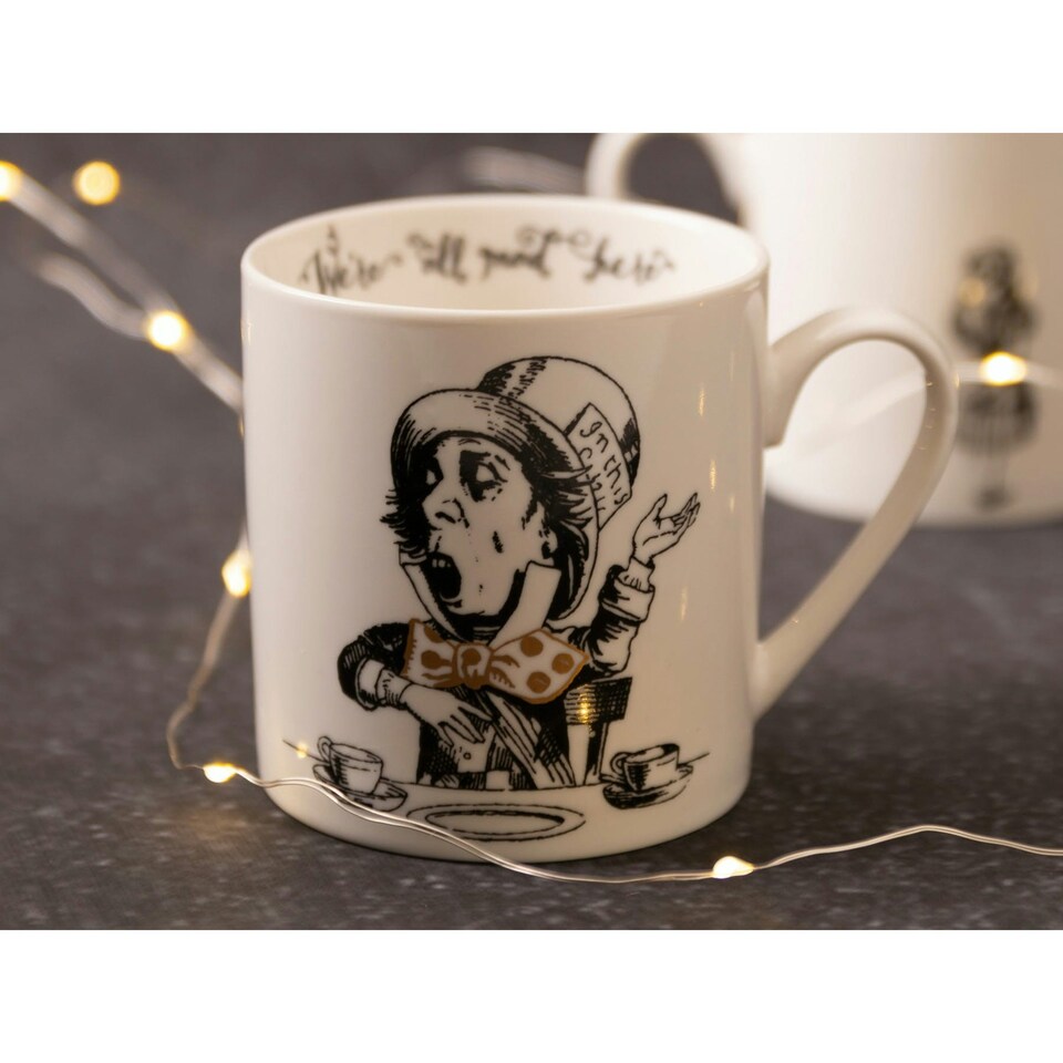image 1 of V&A Alice in Wonderland Mug White 350ml | White
