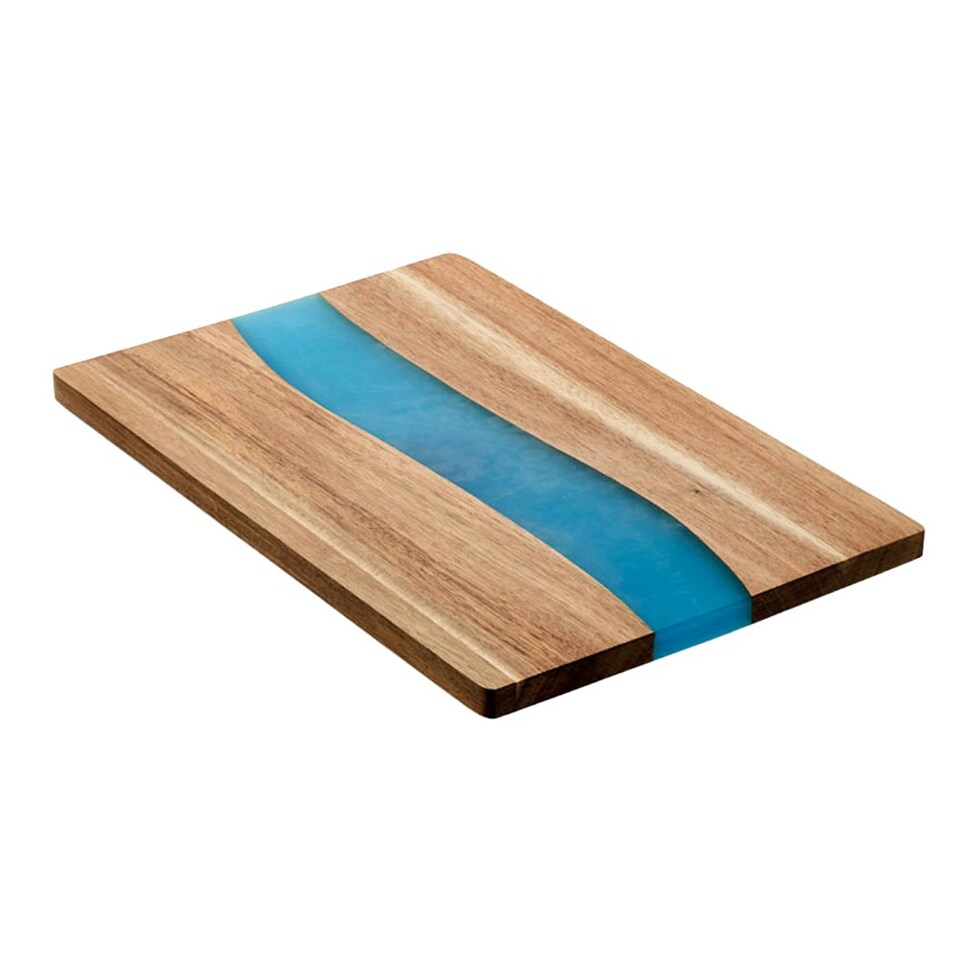 image 1 of MidOcean Grooves Acacia Wood Chopping Board - Natural - One Size Cream