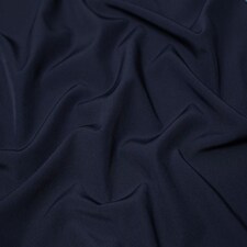 Minerva Core Range Navy Barbi Four Way Stretch Suiting Fabric for Dressmaking, 150cm / 59" Wide - per metre