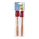 image 1 of Tala Silicone Headed Spatulas (Set of 2) - Red/Beige - 20 x 9 x 1cm