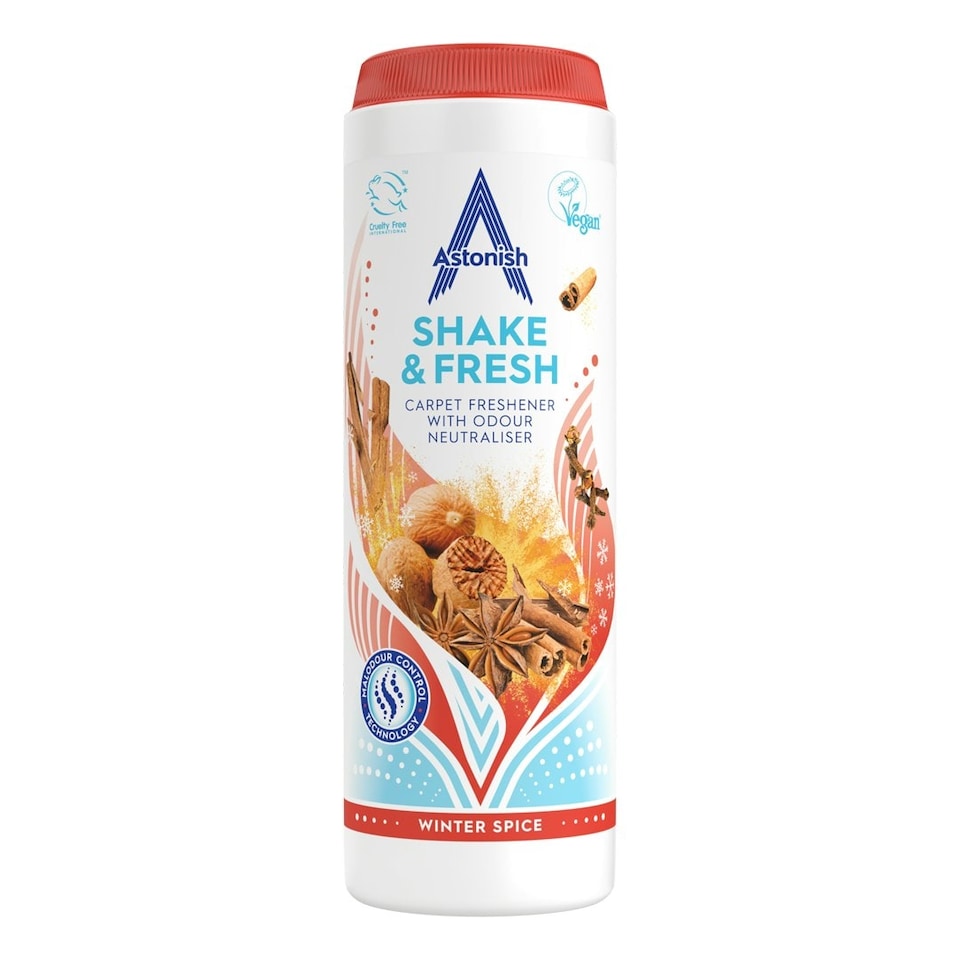 image 1 of Astonish Winter Spice Shake & Fresh Carpet Freshener 350g